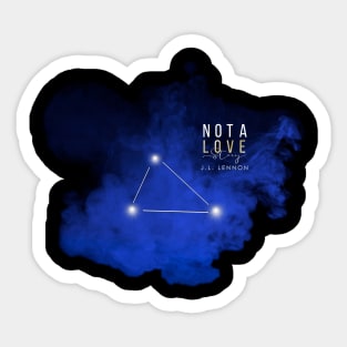 Not a Love Story Summer Triangle Sticker